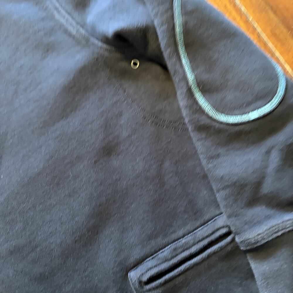Tretorn Sweatshirt XL Blue Crewneck Pocket Elbow Patches - Picture 6 of 9